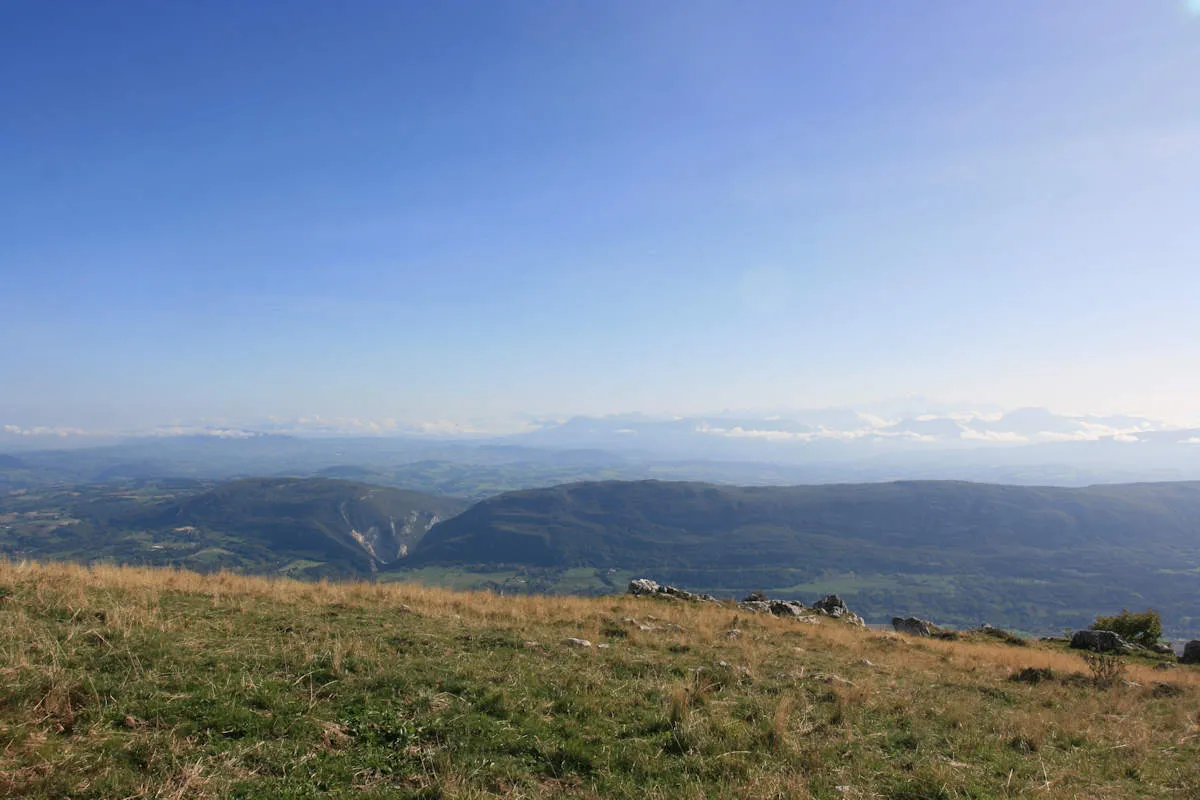 trail du colombier : une vue imprenable sur les Alpes